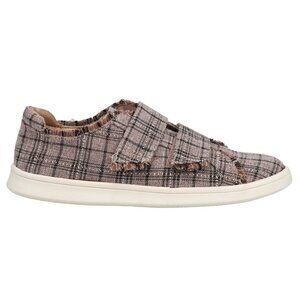 Life Stride Womens Nonstop Plaid Slip On Sneakers
